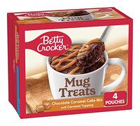 Betty Crocker Mug Treats - Mélange de gâteau au chocolat et caramel - 4 portions - 354 ml