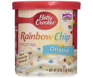 Betty Crocker, Rich & Creamy Frosting, Rainbow Chip, 16oz Tub (Pack of 3)