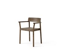 Betty TK10 Chaise de Salle à Manger avec Accoudoirs Chêne Fumé