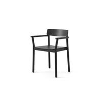 Betty TK10 Chaise de Salle à Manger avec Accoudoirs Noir