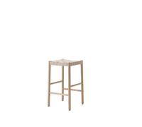 &Tradition Tabouret de bar Betty TK7 oak. assise en ruban de lin tressé naturel