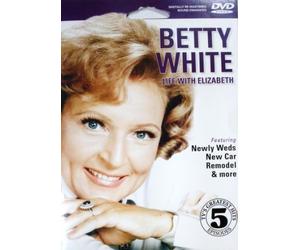 Betty White "Life with Elizabeth" DVD 5 Episodes featuring Newly Weds, New Car, Remodel, Conterfeit Bill & Whistlers Father. Running Time 2 Hours 10 minutes, B&W, NTSC.