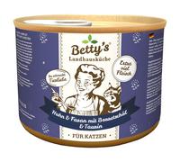 Bettys Landhausküche Poulet & Faisan Avec Huile de Bourrache 6 x 200 G, Neuf