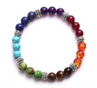 Betued Bracelet élastique de perles de lave mat, bracelet de perles, perles de yoga en pierre naturelle Bracelet bijoux perles bracelet pour les femmes