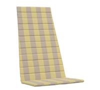 Between Lines Coussin d'assise pour chaise longue d'extérieur Skagerak by Fritz Hansen Lemon/Sand Stripe - 19601161