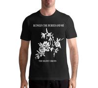 Between The Buried and Me Shirt Men's Fashion T Shirt Tops Short Sleeve Casual Tees XL Black Manches Courtes(Large)