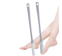 Between Toe Brush, Toe Brush For Shower - Toe Cleaner | 2-Piece Portable Toe Cleaning Foot Scrubber - Foot Towel Brush, Long Handle Shower Foot Brush for Seniors, Elderly, Disabled Men