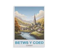 Betws-y-Coed Conwy，1000 Pièces Puzzle pour Adultes Enfants Adolescents, Intelligence Soulagement du Stress Divertissement Papier Jouets Bricolage Anniversaire（38x26cm）-GW96