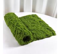 Betylifoy Mousse artificielle à décorer - 100 x 100 cm - Carré - Mousse artificielle - Pour bricolage, bricolage, décoration murale, modélisme, miniature - Vert clair