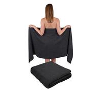 Betz 2 pièces Serviettes à Sauna XXL Berlin 100% Coton 70x200 cm Couleur Graphite