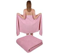 Betz 2 pièces Serviettes à Sauna XXL Berlin 100% Coton 70x200 cm Couleur Lotus