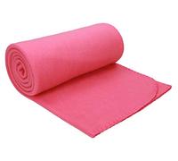 Betz de Luxe Couverture Polaire Plaid en Polaire Taille 130x170 cm qualité 180 g/m² Couleur Rose Fuchsia