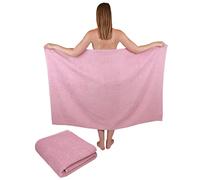 Betz Lot de 2 Serviettes de Douche Maxi Berlin draps de Bain XXL 100% Coton 100 x 150cm Lotus - Berlin
