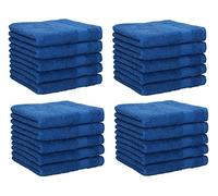 Betz Lot de 20 Serviettes débarbouillettes NEAPEL 30x30 cm 100% Coton lavettes Douces et absorbantes pour Visage,Mains et invités essuie-Mains Facile d’Entretien et Durable Couleur Bleu