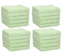 Betz Lot de 20 Serviettes débarbouillettes NEAPEL 30x30 cm 100% Coton lavettes Douces et absorbantes pour Visage,Mains et invités essuie-Mains Facile d’Entretien et Durable Couleur Vert