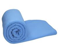 Betz Maxi Couverture Polaire Plaid en Polaire Taille 140x190 cm Qualité 220 g/m² Couleur Bleu Clair
