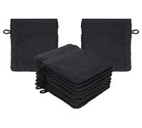 Betz Premium Lot de 10 Gants de Toilette en éponge lavettes pour Le Visage en 100% Coton Gant de Toilette pour bébé Couleur Graphite