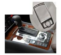 BEUAOCK 4F0864260A Compatible avec Audi A6c6 2005-2012 Décoration de cadre de console avant Pommeau de levier de vitesse MMI Panneau de cadre fixe Cadre décoratif lumineux(Q7 2005-2015)