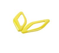 BEUAOCK Anneau décoratif en ABS for Haut-Parleur de Porte, Compatible avec Camaro 2017, 2018, 2019, 2020, 2021, 2022, 2023, 2024, Accessoires(Yellow)