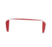 BEUAOCK Autocollant décoratif for écran de Navigation de Voiture, Compatible avec la BMW Série 3 E90 2005-2012, Accessoires intérieurs en Fibre de Carbone Souple(Red Carbon Fiber)