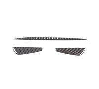 BEUAOCK Autocollant décoratif for écran de Navigation de Voiture, Compatible avec la BMW Série 3 E90 2005-2012, Accessoires intérieurs en Fibre de Carbone Souple(Black Carbon Fiber)