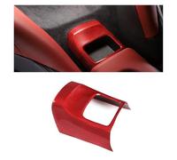 BEUAOCK Autocollant en Fibre de Carbone for Couvercle de Coffre arrière, Compatible avec Toyota GR Supra MK5 A90 2019-2022, Accessoires de Voiture(Red Carbon Fiber)