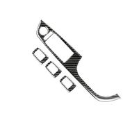 BEUAOCK Autocollants décoratifs for Cadre de Bouton de lève-vitre, Accessoires intérieurs compatibles avec BMW Série 3 E90 2005-2012(White)