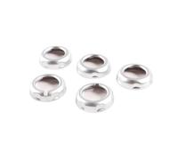 BEUAOCK Autocollants for Boutons de Volume de climatisation, for Console Centrale de Voiture, Compatible avec Land Rover Freelander 2 2007-2015, ABS chromé argenté(for 2013-2015)