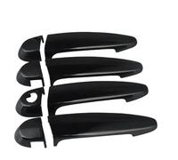 BEUAOCK Compatible avec BMW F30 E87 E90 E91 E92 E93 X1 X2 X3 X4 X6 for la décoration de poignée de Porte conducteur Gauche(Gloss Black)