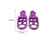 BEUAOCK Compatible avec Le kit de pédales de Repose-Pieds élargi for vélo électrique Surron, Compatible avec Les modèles 2025/23 Surron Light Bee XS L1E E Ride Pro SS 2.0 3.0(BL Enlarged Footpegs)