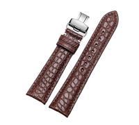 BEUAOCK Compatible avec Mido Compatible avec IWC Compatible avec Tissot Compatible avec Omega Longines Bracelet(Brown-Silver B,22mm-Width)