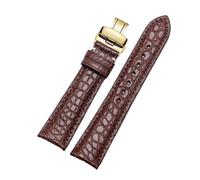 BEUAOCK Compatible avec Mido Compatible avec IWC Compatible avec Tissot Compatible avec Omega Longines Bracelet(Brown-Gold B,20mm-Width)