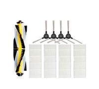 BEUAOCK Compatible avec Redmond RV-R500, Eziclean Power Animal Robot aspirateur pièces de Rechange Brosse latérale Principale Filtre Hepa(Set A)