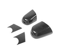 BEUAOCK Coque de décoration de Base de rétroviseur de Voiture, Compatible avec Jeep Wrangler JL Gladiator JT 2018 2019 2020 2021 2022 2023 2024 Up(Carbon Fiber Grain)