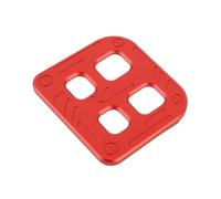 BEUAOCK Couvercle de protection anti-erreur de fonctionnement en alliage d'aluminium compatible avec le bouton de démarrage et d'arrêt de commande centrale de voiture Ford Maverick 2022-25(Red)