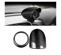 BEUAOCK Garniture de Couvercle de Garniture en Fibre de Carbone véritable Compatible avec Abarth 595 695 2012 2013 2014 2015 2016 2017 2018 2019 2020 2021 2022 2023(for RHD Black Carbon)