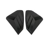 BEUAOCK Garniture de Couvercle de volet de fenêtre arrière Triangulaire en Fibre de Carbone, Compatible avec Toyota Rav 4 Rav4 2019-2023, Accessoires en Plastique ABS Noir(Carbon Fiber Color)