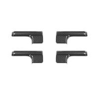 BEUAOCK Garniture décorative de poignée intérieure de Porte, Compatible avec Ford F150 Raptor 2009, 2010, 2011, 2012, 2013, 2014, Accessoires d'intérieur de Voiture(Carbon Fiber Grain)