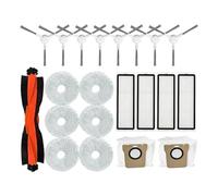 BEUAOCK Kit d'accessoires for aspirateur Robot Xiaomi X20+ / X20 Plus, Brosse latérale Principale, Filtre Hepa, Chiffon de vadrouille, Sacs à poussière