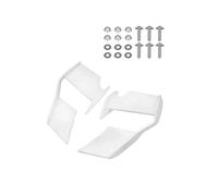 BEUAOCK Kit d'ailes aérodynamiques en Fibre de Carbone for Motos BMW S1000R, M1000R, S1000R, S1000R 2021-2023(Bright White)