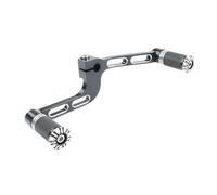 BEUAOCK Kit de Repose-Pieds et sélecteur de Vitesse Central Avant/arrière Compatible avec Les modèles Sportster à Commandes centrales XL 883 et 883L(Black-Type B1)