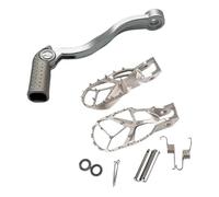 BEUAOCK Levier de Changement Vitesse et Repose-Pieds compatibles avec SX SXF EXC EXCF XC XCF Compatible Husqvarna TC Te FC FE Compatible GASGAS 2017-22(17-22 Set)