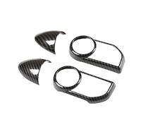 BEUAOCK Lot de 4 cadres de protection for Land Rover Range Rover Sport 2014/2017, style fibre de carbone ABS