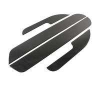 BEUAOCK Protection de portière de voiture en fibre de carbone souple, protection anti-coup de pied, compatible avec Hummer H2 2003-2007(Black)