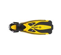 Beuchat - 1Dive Reglable - Palmes de plongée Jaune Plongée - XL / XXL