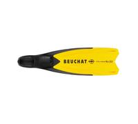 Beuchat Mundial One-50 Soft Flex Freediving Fins Jaune EU 39-40