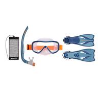 Beuchat - Oceo Set Pmt - Kit snorkeling enfant Spring Blue - 24 - 26
