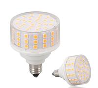 Beufee 2PCS Ampoule LED E11, 10W 1000LM Ampoule LED Ampoule de Maïs Ampoules de Ventilateur de Plafond Ampoules de Remplacement pour Lampe d'Armoire de Table de Plafond