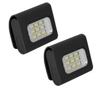 Beufee 2pcs LED de sécurité LED, Cob Cli Clif sur Light USB Charges de chargement pour les coureurs Lampe sécurité à vélo pour la marche du cyclisme