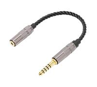 Beufee Adaptateur De Câble équilibré, Mâle De 4.4mm à la Prise Audio Mono Aux. D'audio D'alliage D'aluminium De Corde De Jack Femelle D'adaptateur De 2.5mm